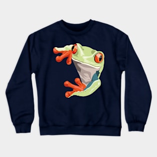 Peeping rtee Frog Crewneck Sweatshirt